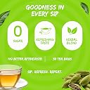 Leeford Elaichi Matcha Green Tea for Metabolism Support 30×2 Bags gallery image
