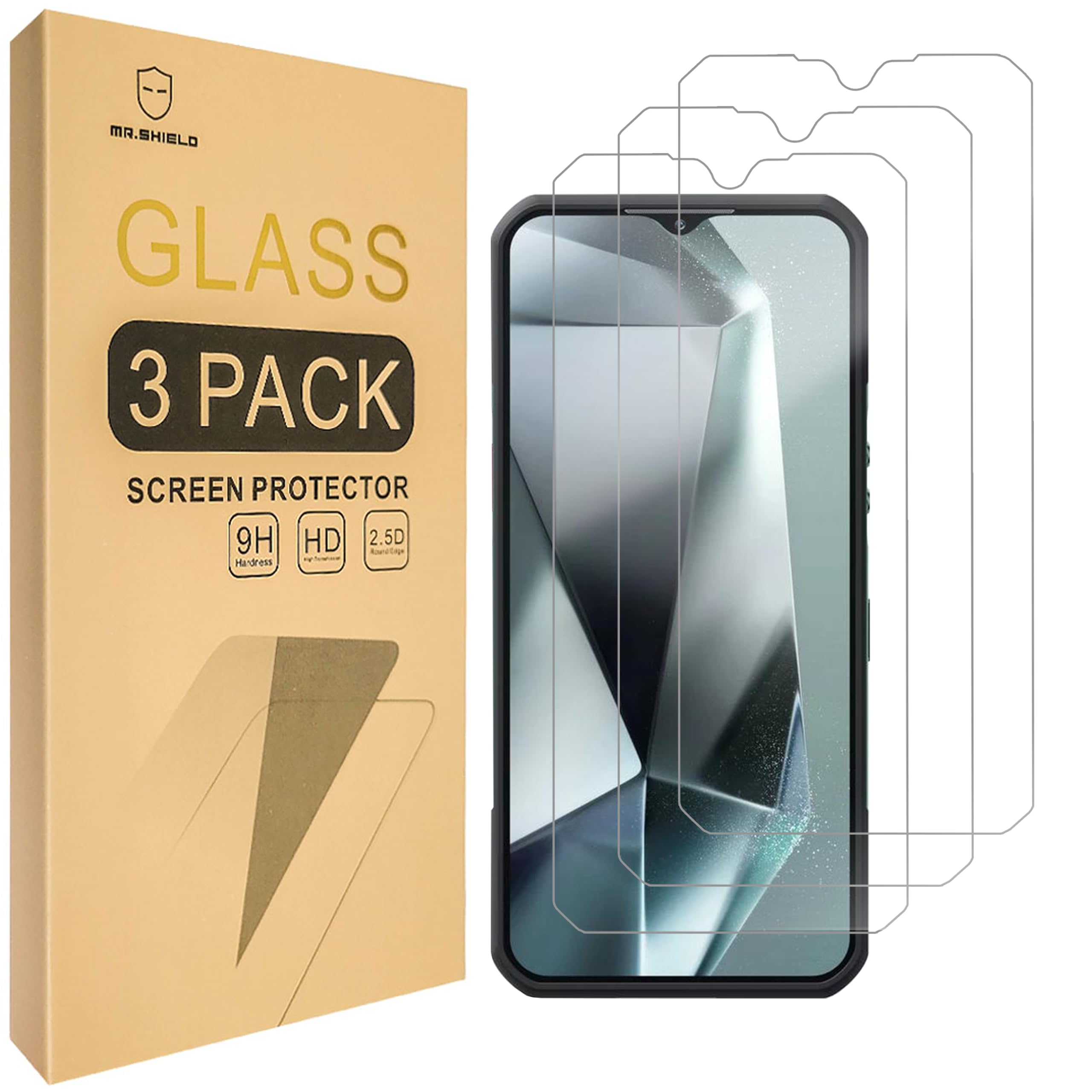 Verre Trempé Smartect Pour Oukitel WP35 / WP35S / WP35 Pro - Lot De 3, Dureté 9H, 0.3mm, Antireflet