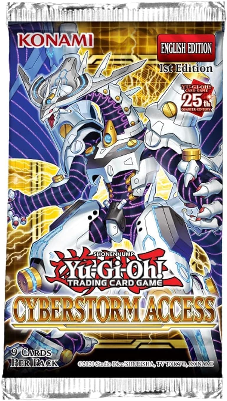 Yu Gi Oh Cyberstorm Access - Booster Pack 5 Card Pack - Konami 1st Edition English Edition