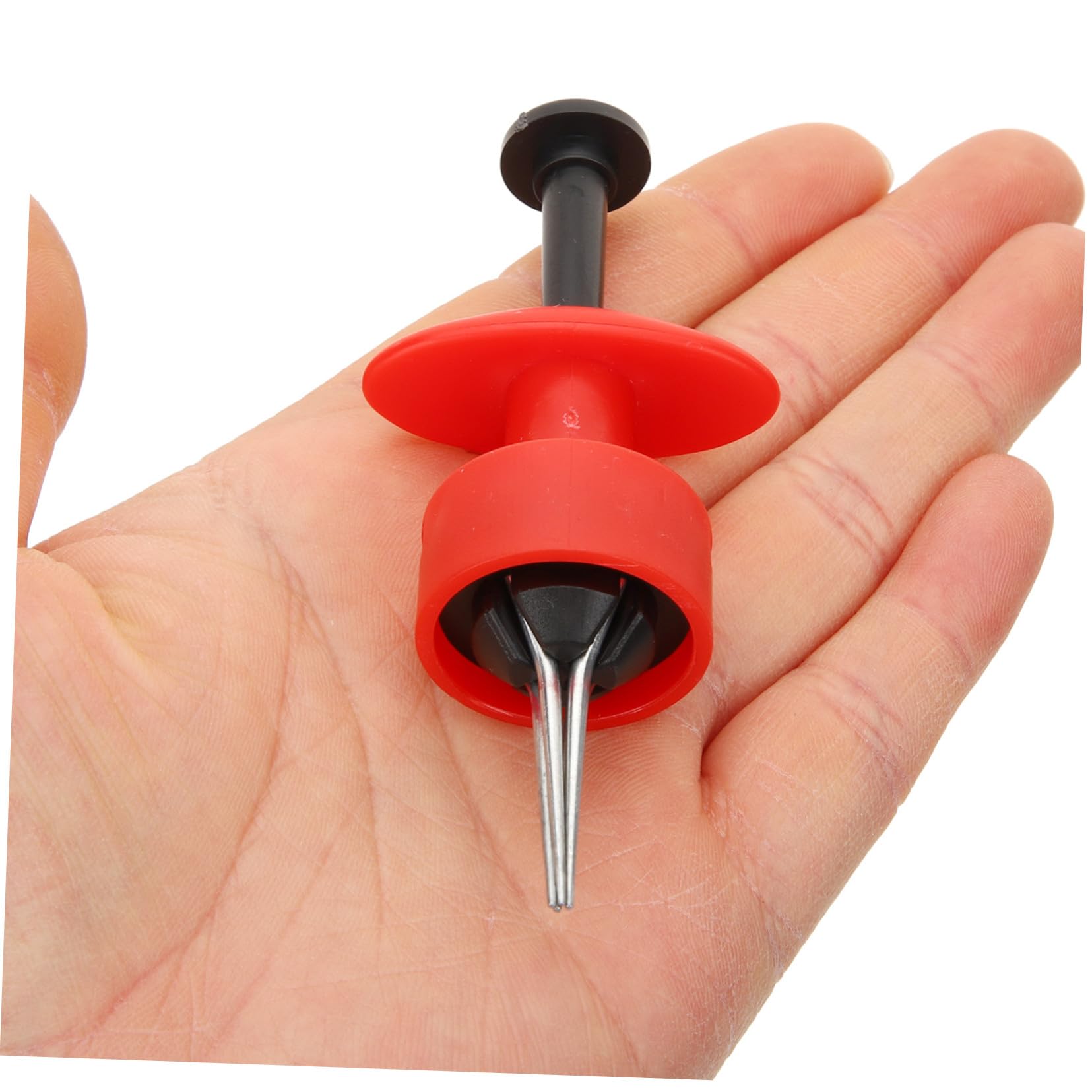 ORFOFE Clip para Lombrices Rojas de Pesca Juego Multifuncional 2 Clips Plásticos Resistentes y 1 Tira Elástica 15X3 CM 3000 Unidades Equipo Práctico para Aficionados Pesca
