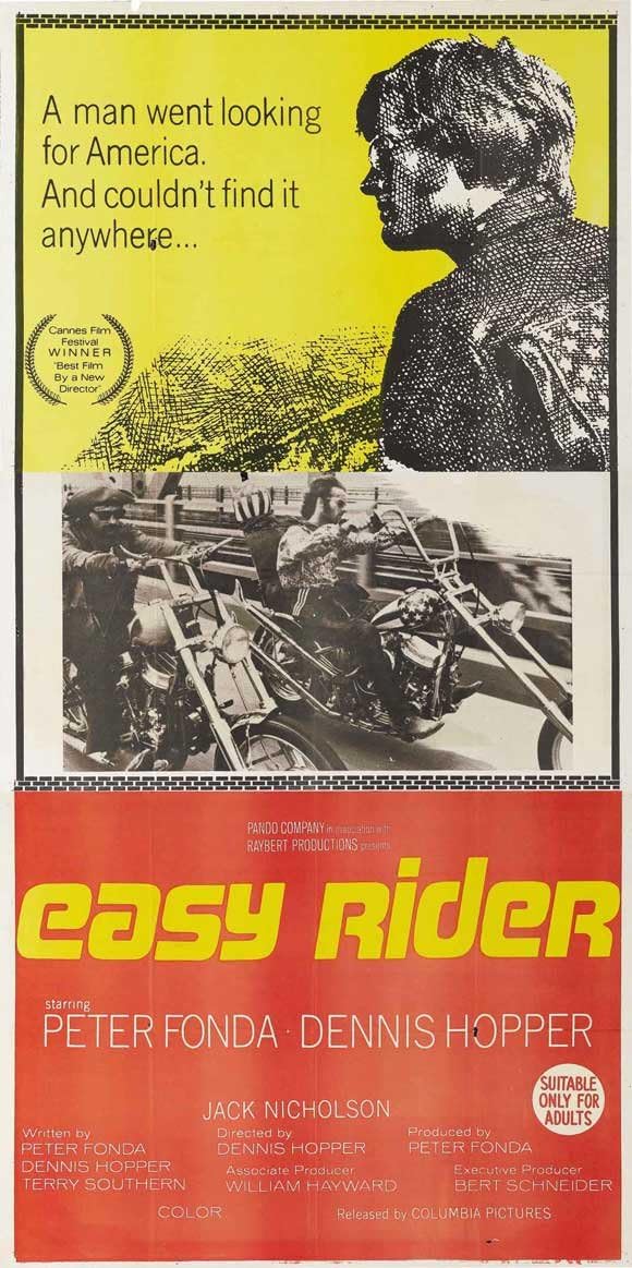 Easy Rider Poster Movie Australian 11x17 Peter Fonda Dennis