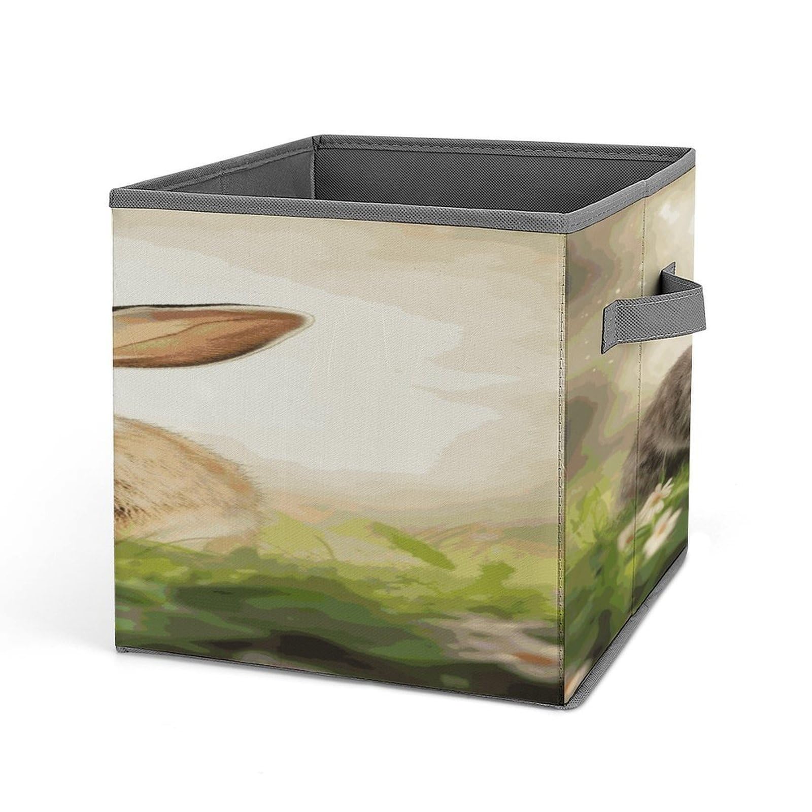 Fekiloot Style Funny Rabbits Storage Bins Storage Baskets
