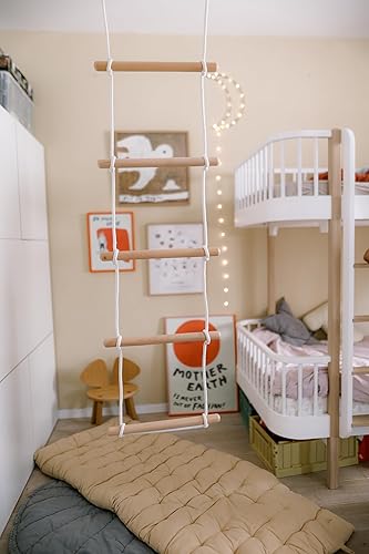 Miniatura 4 de Kinderfeets Escalera de escalada | Dispositivo de escalada para niños | Sostenible y ecológico | Ayuda a desarrollar habilidades de equilibrio y