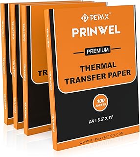 PEPAX Tattoo Transfer Paper - PEPAX 100 Sheets A4 Thermal Stencil Paper ...