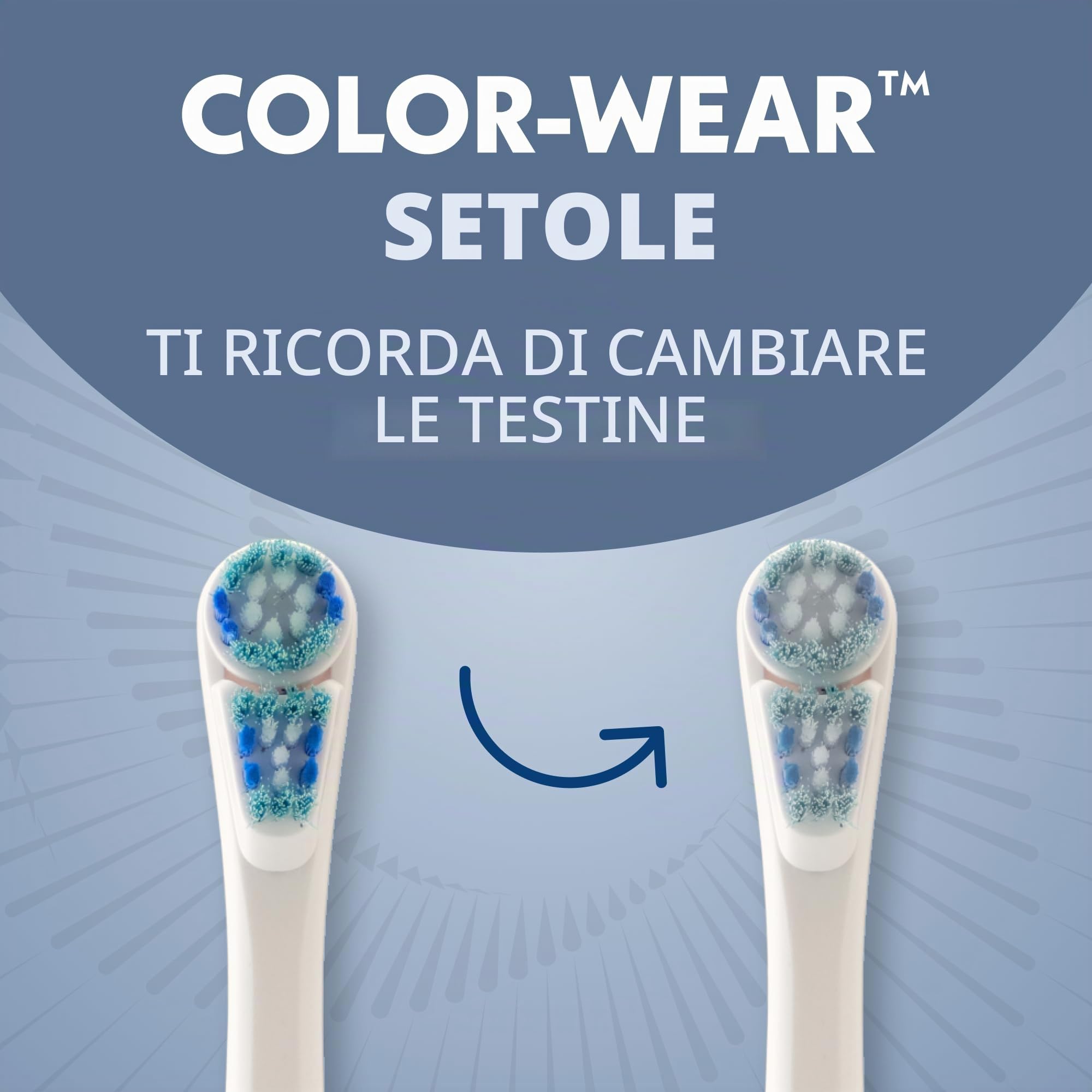 Spinbrush Smart Clean, testine di ricambio per spazzolino elettrico a batteria, per adulti, setole morbide, 2 pezzi