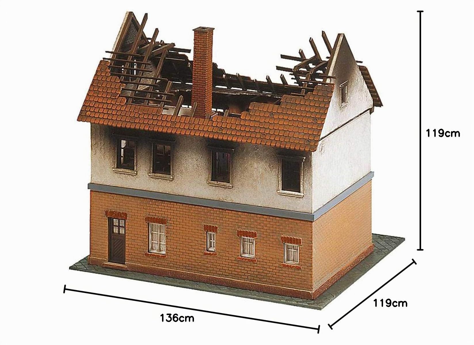 Faller - F130429 - Modélisme - Ruine Incendie Auberge