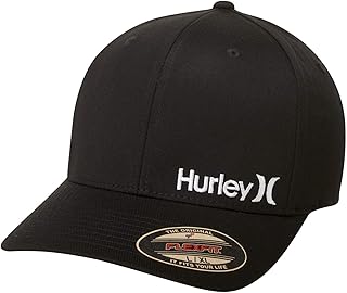 Hurley Men's One & Only Corp Flexfit Perma Curve Bill Baseball Hat