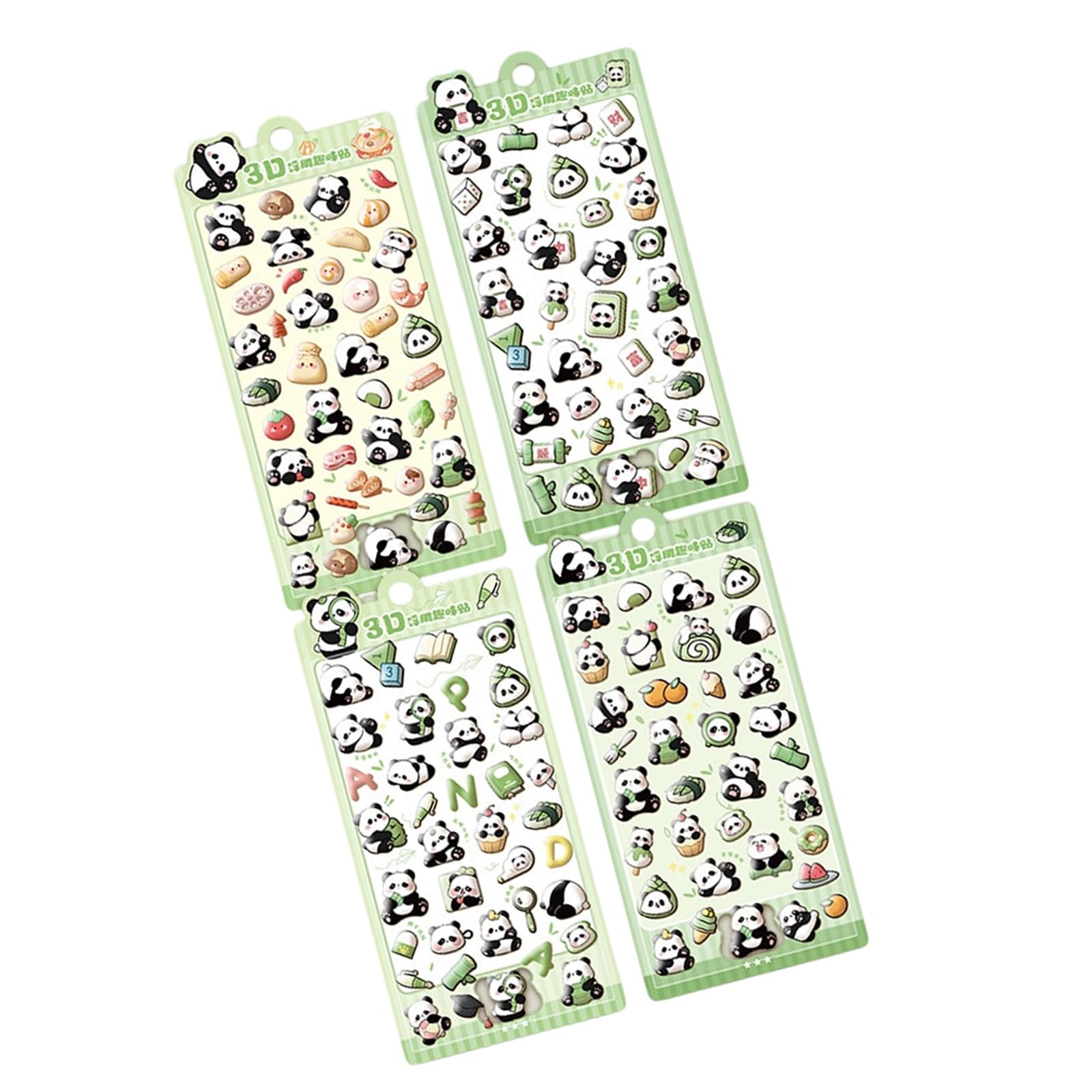 Hsioluted Panda Is Fat Decorative Pvc Sticker For Kids Craft Scrapbooking Planner Journals Notebook Kid Sticker For Classroom Rewarding Scrapbooking Supplies
