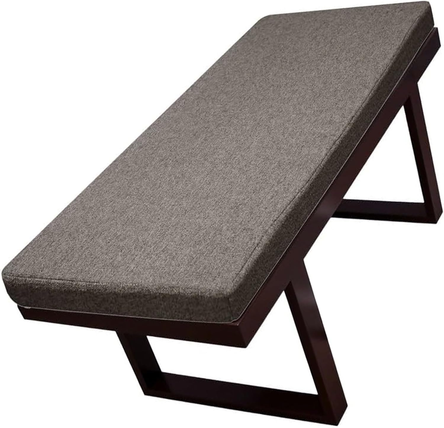 Bench Cushion for Outdoor/Indoor Furniture 48/40/60/54/36 x 16/18/12/14 inch Rectangular Non-Slip Bench Cushion Pad with Zipper for Deck Chair Patio Porch Swings Bay Window(@2,23x17x2in)