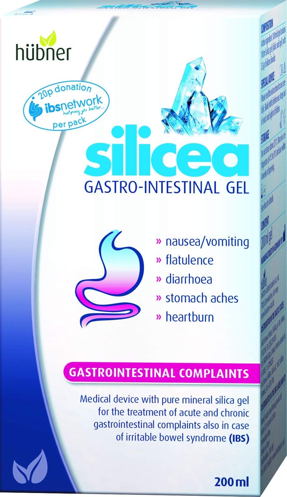 Hubner Silicea 68503 Gastrointestinal Gel, 200ml