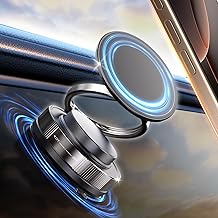 Suction Cup Phone Mount 360° Rotatable Dual-Axis Phone Stand Vacuum Magnetic Car Phone Holder for Mag-Safe 98LBS Portable Cell Phone Holder for Makeup/Gym/Mirror,IP Hone 16 15 14 13 12 All Smartphone