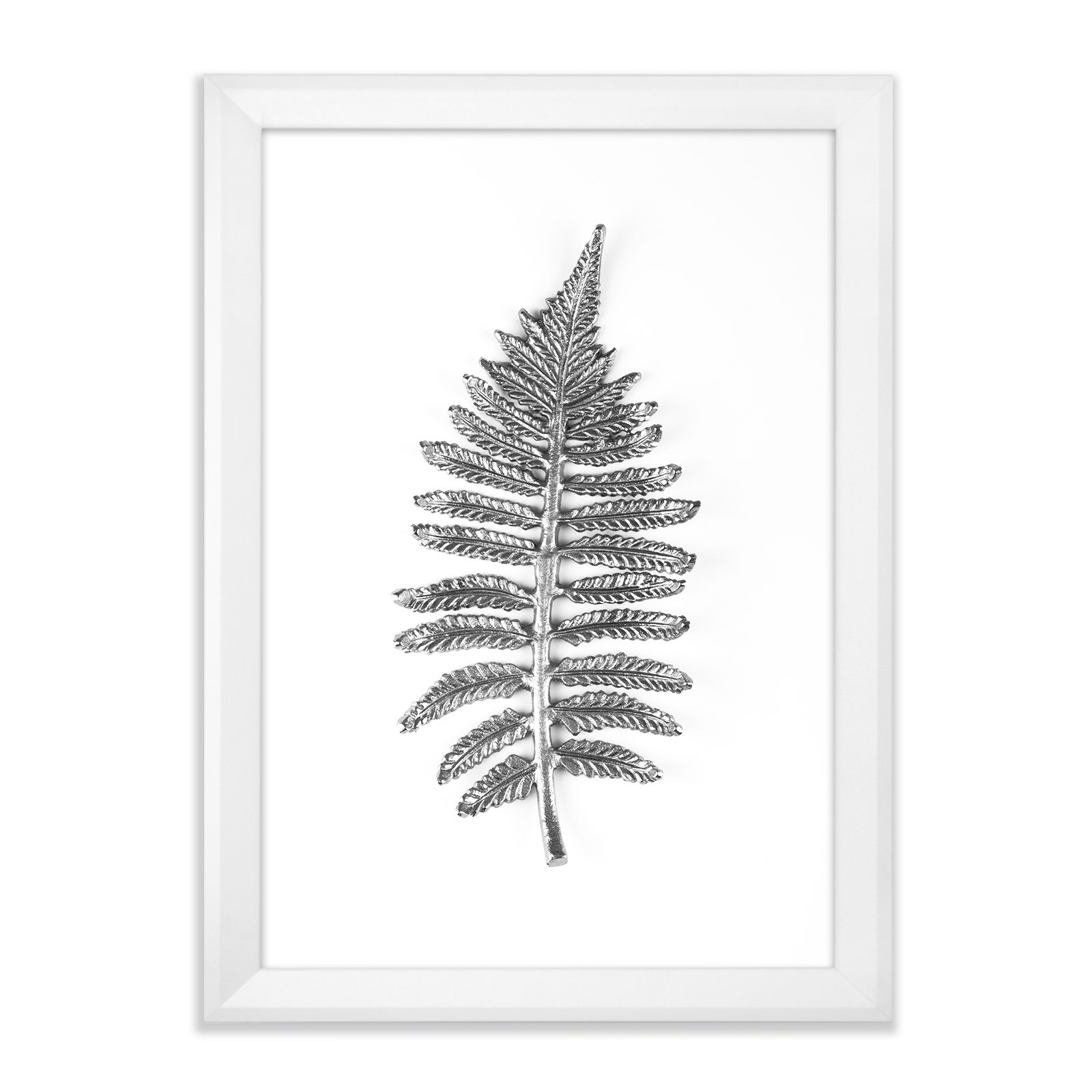 PRIO - Lámina decorativa (61 x 91 cm, con marco de fotos, color blanco mate)