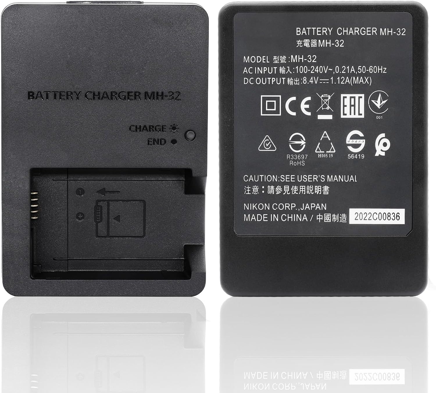 MH-32 Battery Charger for Nikon EN-EL25 ENEL25 EN-EL25a Battery Compatible with Nikon Z50 Z 50 Z30 Z 30 Zfc Z fc Z50II Digital SLR Camera