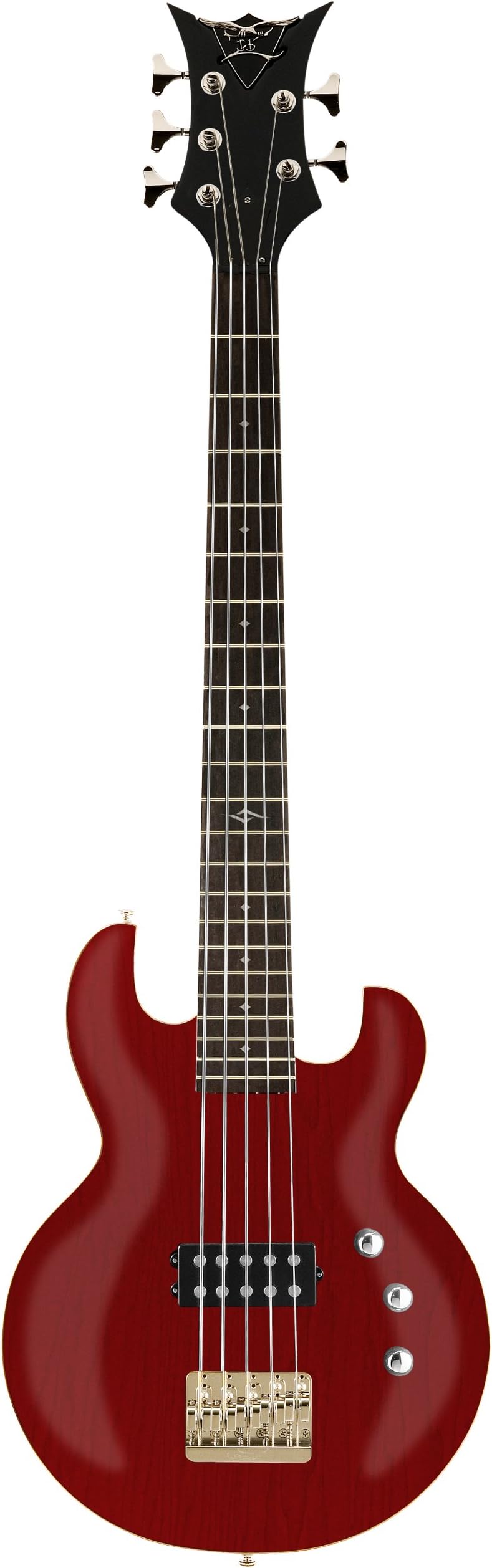 DBZ/Diamond Guitars IM5ST-TCH Imperial 5-String Bass Guitar, Trans Cherry
