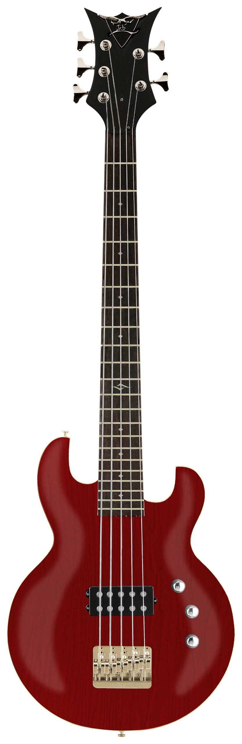 DBZ/Diamond Guitars IM5ST-TCH Imperial 5-String Bass Guitar, Trans Cherry