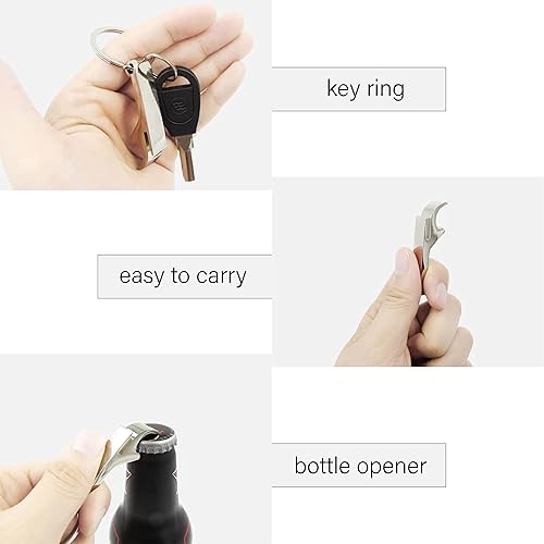Miniatura 7 de Abrebotellas llavero barman abrebotellas  multifuncional y duradero  abrelatas de cerveza  pop el abridor de botellas superior  colgante de metal