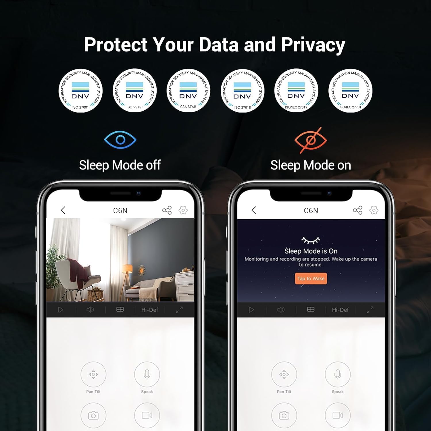 EZVIZ H6c Privacy Mode