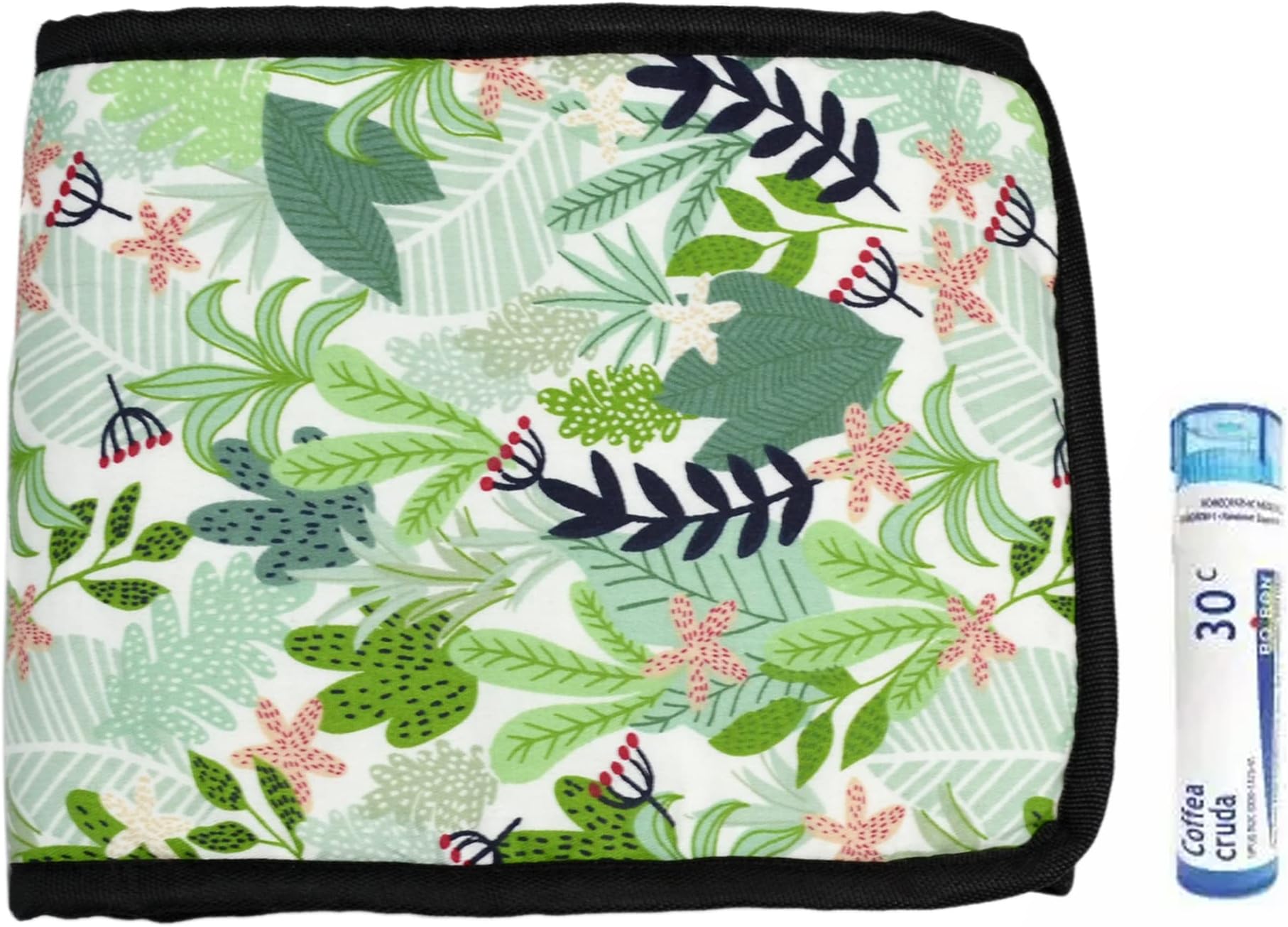 Homeopathy Storage Case for 42 Tubes Foldable Homeopathy Organizer Box Kit Pouch to Hold Boiron Tubes