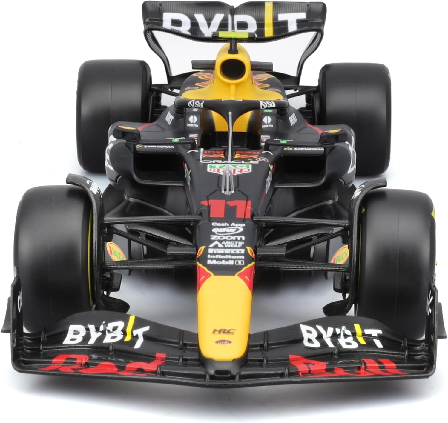 Bburago 1:24 2023 Race Oracle Red Bull RB19 with Figure, Perez #11