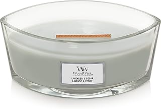 Ellipse LAVENDER & CEDAR Lavanda Cedro candela profumata con stoppino scoppiettante Durata 50 ore