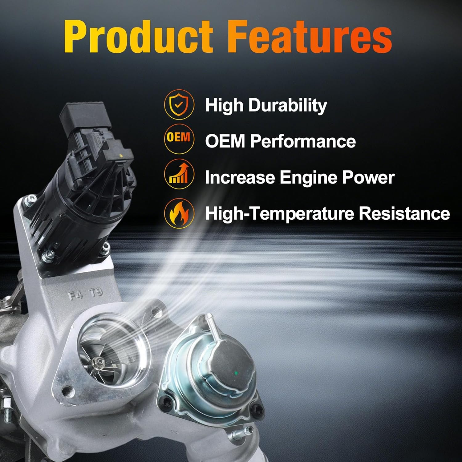 18900-64A-A01 Turbocharger w/Actuator For 2018-2022 Honda Accord, L4 1.5L VG16 Turbo Charger, Replace# 1890064AA01 180810528E 18081-0528E 181201132E 18900-6A0-003 189006A0003 6A0-F4-T/C