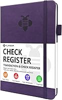 Vista 11 de Registro de cheques - Registros de cheques elegantes para chequera personal con registros de cheques y transacciones, registro de chequera de tapa