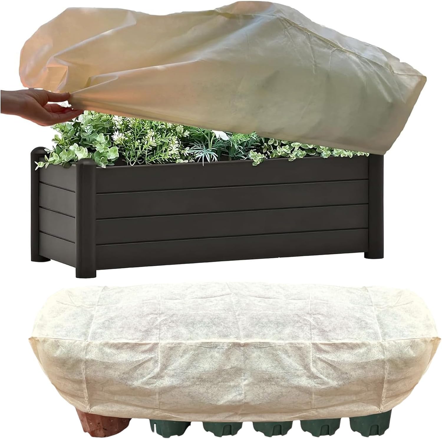 TENAGE Plant Frost Covers 17.72 inches Plant Cover