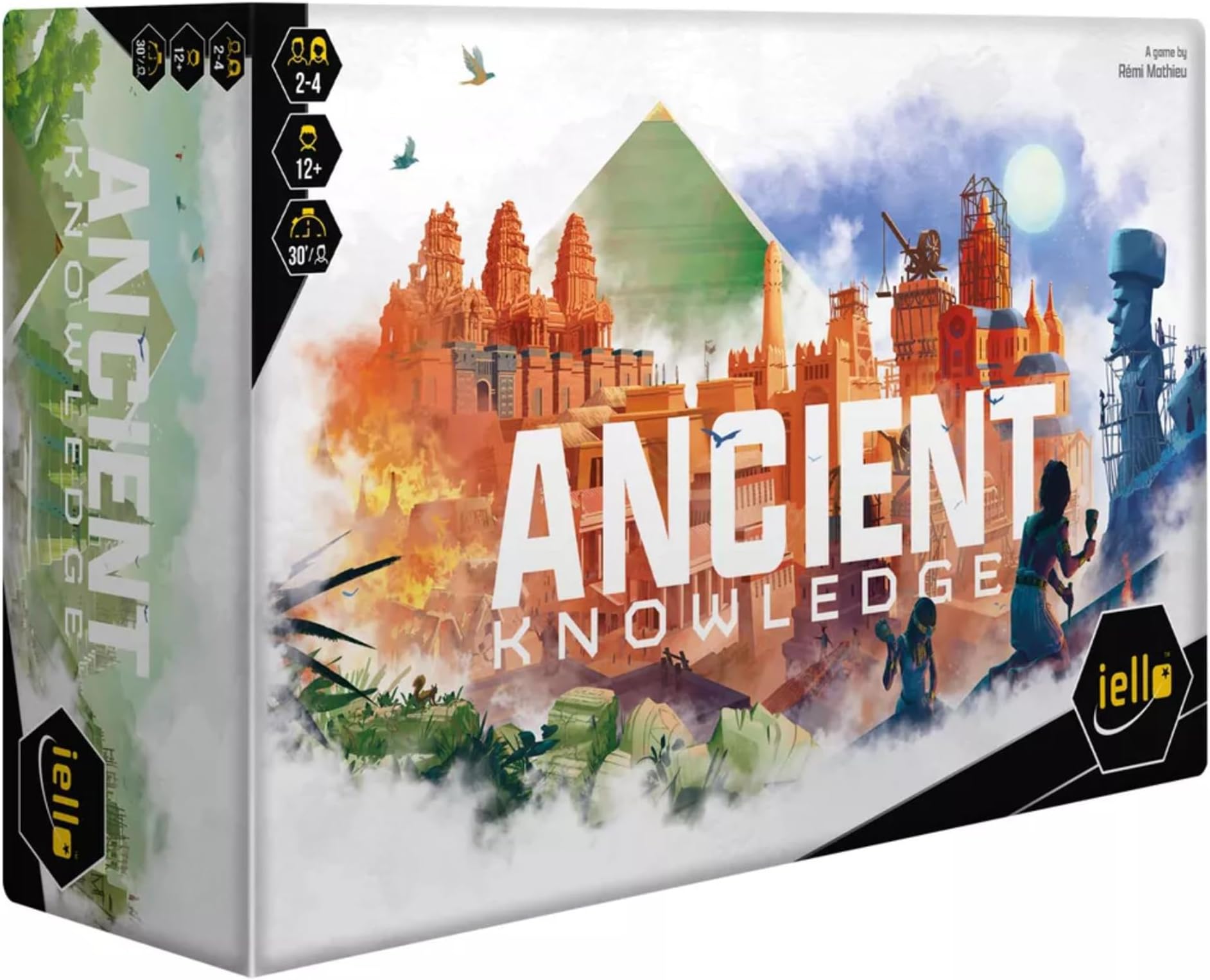Iello | Ancient Knowledge | Board Game | Ages 12+ | 2-4 Players | 30 Minutes Per Player Playing Time