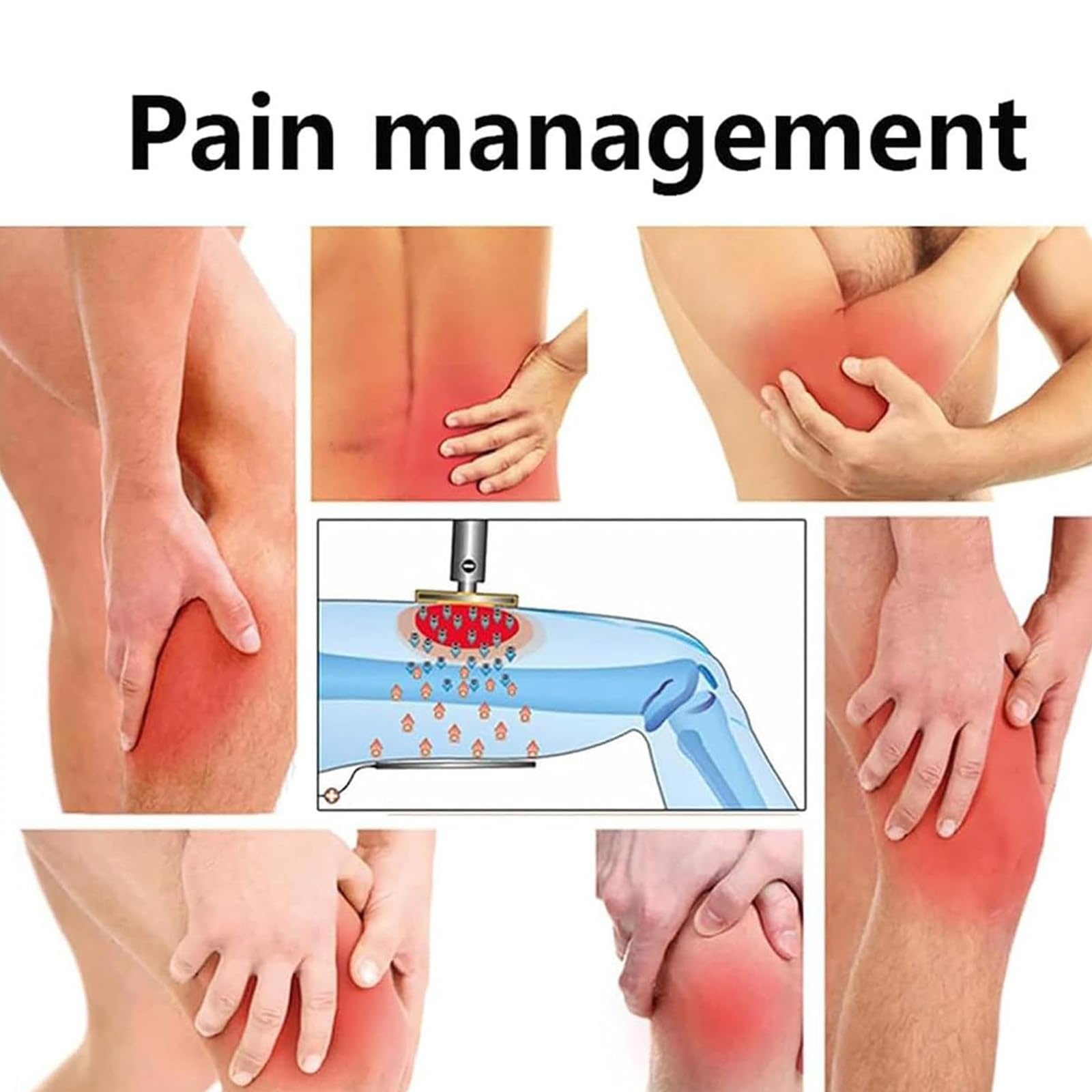 Macchina per Tecarterapia 448K,Dispositivo per Fisioterapia a Temperatura Controllata con 2 Impugnature, 8 Sonde E 1piastra Negativa,Energia Regolabile per dragare i meridiani del Corpo