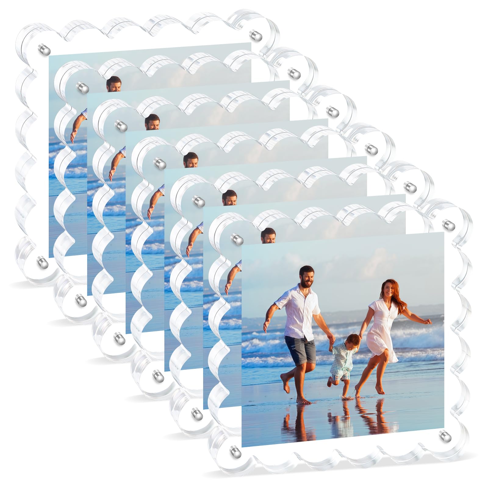 Acrylic Magnetic Photo Frames - 2 Pack -17 Acrylic Magnetic Photo Frames - 2 Pack -17