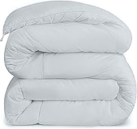 Vista 7 de Utopia Bedding Edredones de cama tamaño King, relleno de edredón para todas las estaciones, edredón alternativo de plumón cosido en caja con Gris