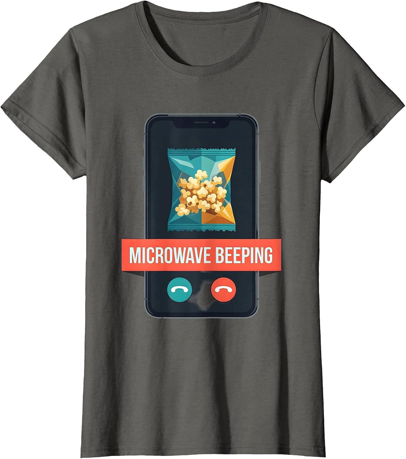 Microwave Beeping Incoming Call Screen Design T-Shirt