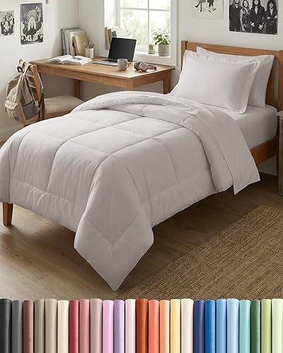 Miniatura 40 de Juego de edredón de tamaño Queen - Juego de cama de 3 piezas para todas las estaciones - 1 edredón suave acolchado con cintas en las esquinas y 2