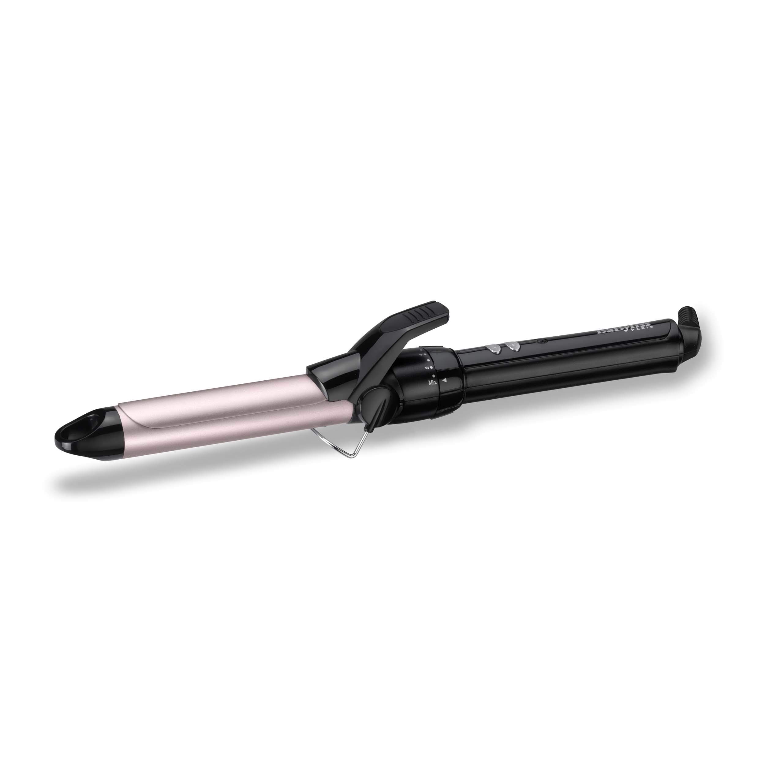 BaByliss Fer à gaufrer Crimper pour un résultat gaufré & Boucleur Curling Tong 25mm pour des Boucles Rapides et Rebondies C325E