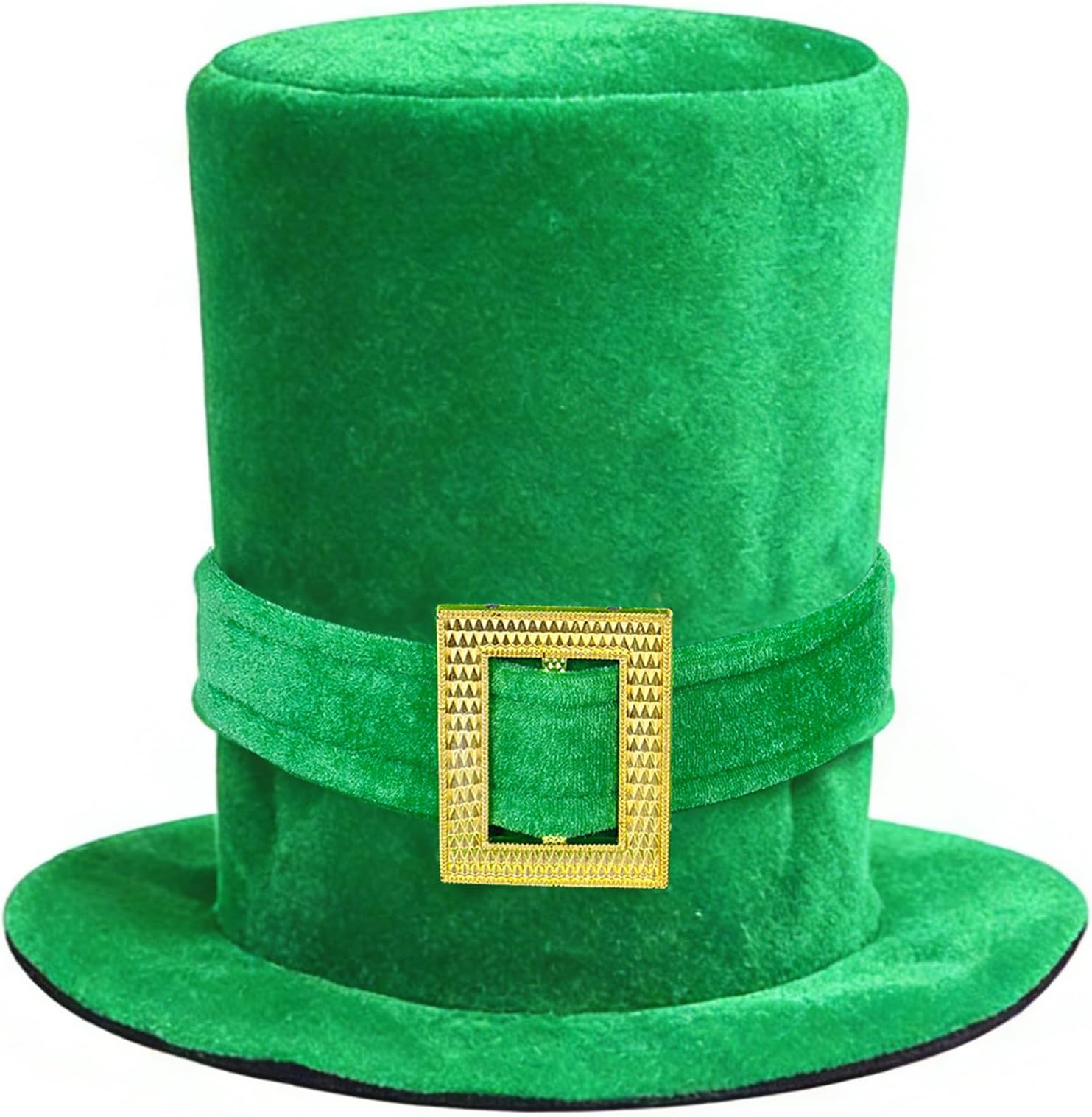 St Patricks Day Hat Leprechaun Hat Green Top Hat Irish Velvet Top Hat Leprechaun Costume for St. Patricks Costume Party Favor Accessories