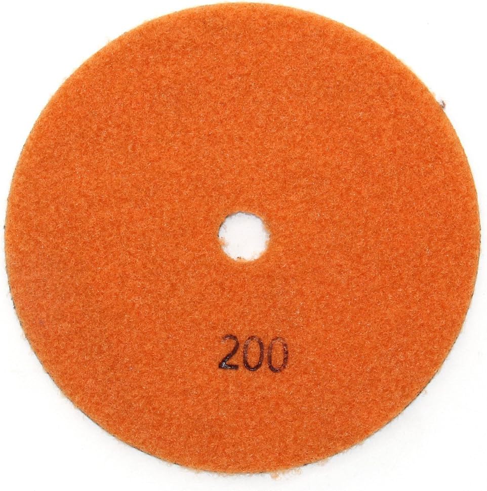 Premium Grade Diamond Dry Polishing Pads for Sanding Marble Granite Stone Pack of 10Pcs 4 Inch Grit 200