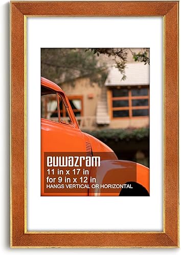 Miniatura 112 de Marco de gamuza de 10 x 13 pulgadas, marco individual, elegante marco verde de 10 x 13 pulgadas con paspartú para fotos de 8.5 x 11 pulgadas, para