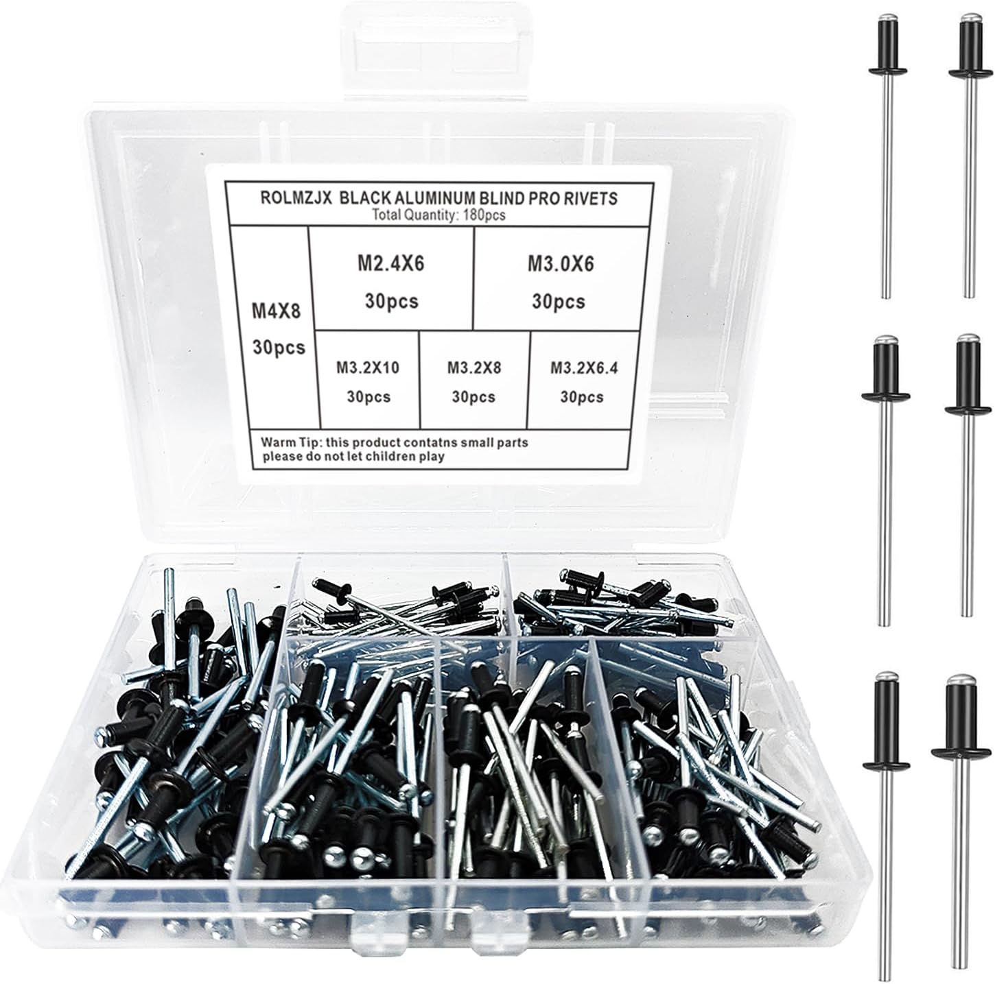 700 Stück Blindnieten 4,0x14 Mm Aluminium - Lackierte Popnieten Mit Bohrern Grau RAL 9007