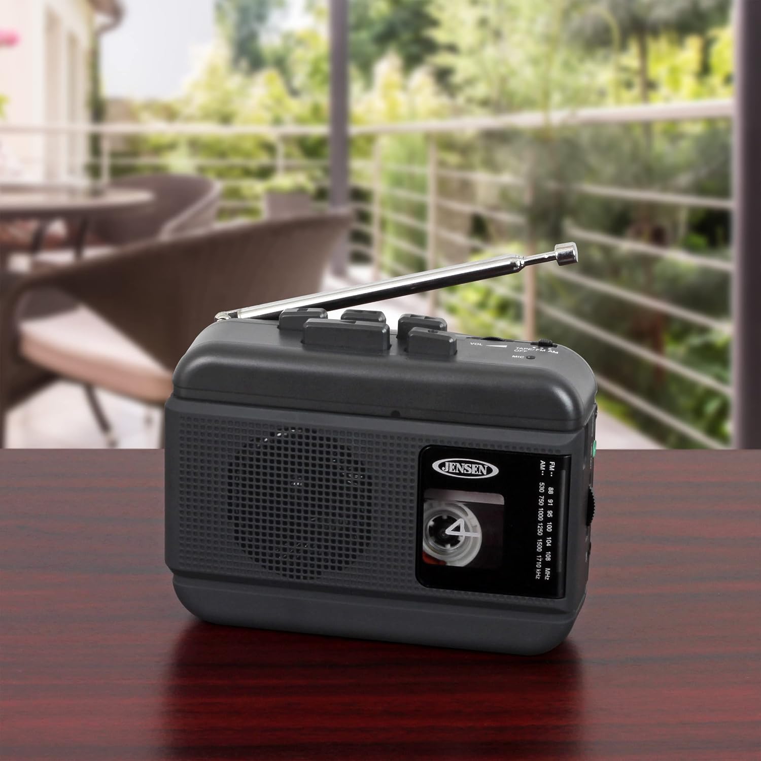 JENSEN® Personal Cassette Player/Recorder with AM/FM Radio