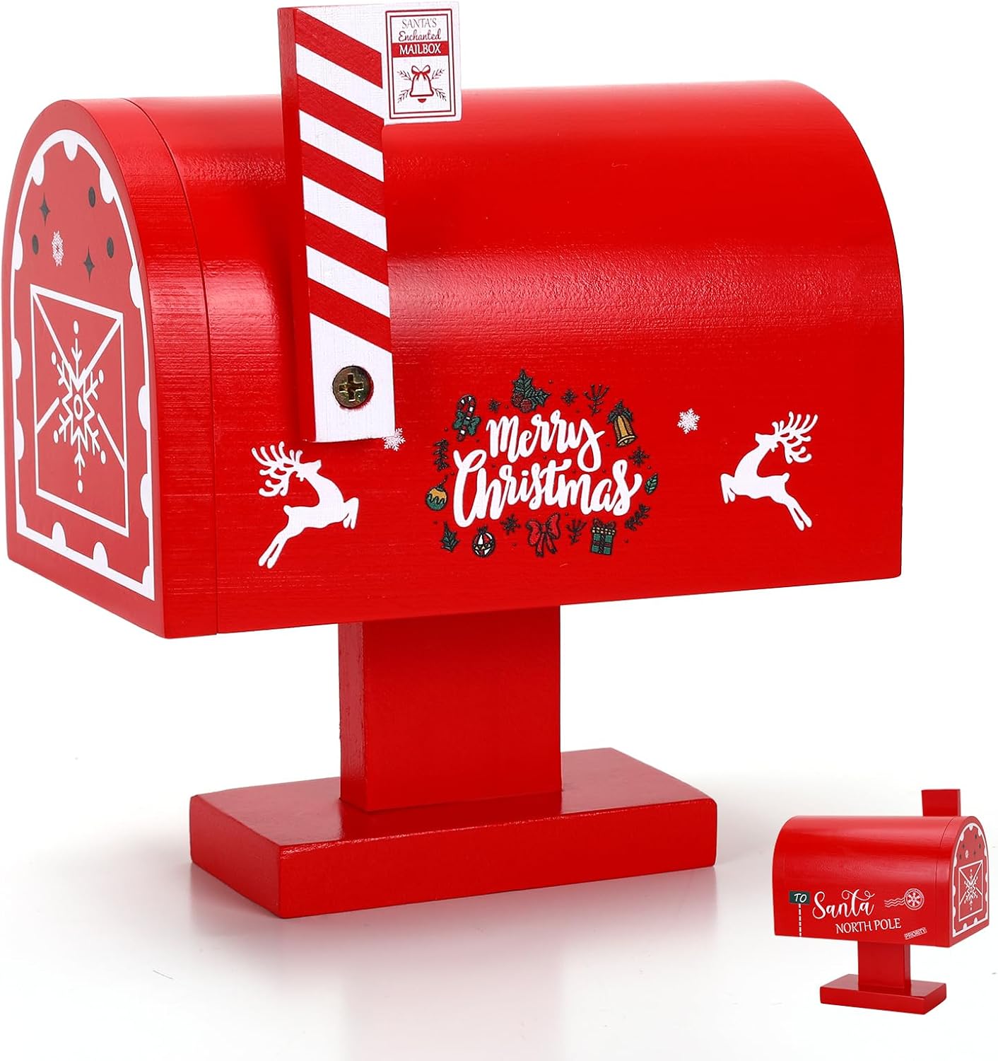 Wooden Love Mailbox with Mini Envelopes, Thoughtful Long Distance Relationship Gifts for Boyfriend – Romantic Valentines Gifts for Him Husband, Cute I Love You Gift for Him Her