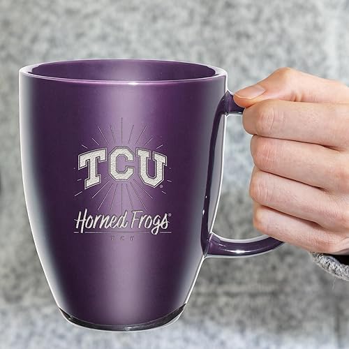 Vista 53 de Rico Industries NCAA - Taza de cerámica con grabado láser, 18 onzas, café y té