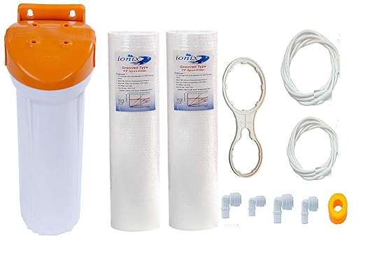 Ionix pre filter for water purifier with 2 filters/pre filter for water purifier,pre filter housing Compatible with Kent Supreme/Grand/Grand plus,Amaze/Delight,Aquagrand & all domestic RO's