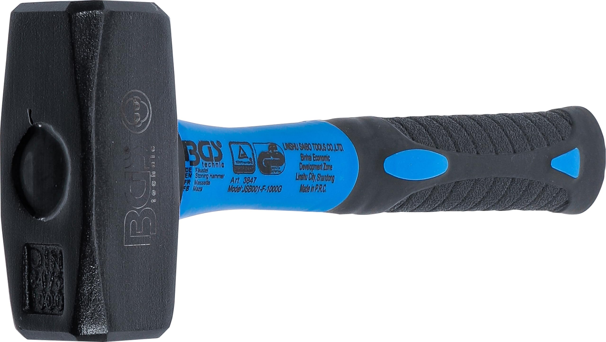 BGS 3847 | Maza | mango de fibra de vidrio | DIN 6475 | 1000 g