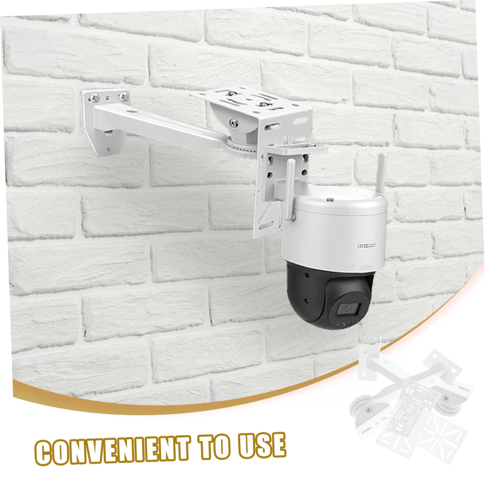 MAGICLULU 2 Sätze Verstärkte Überwachungskamera eckhalterung aus Stahl Verstellbarer Dome Kamera Wand Deckenhalter für Flexible Installation für Gewerbe und Außenbereiche