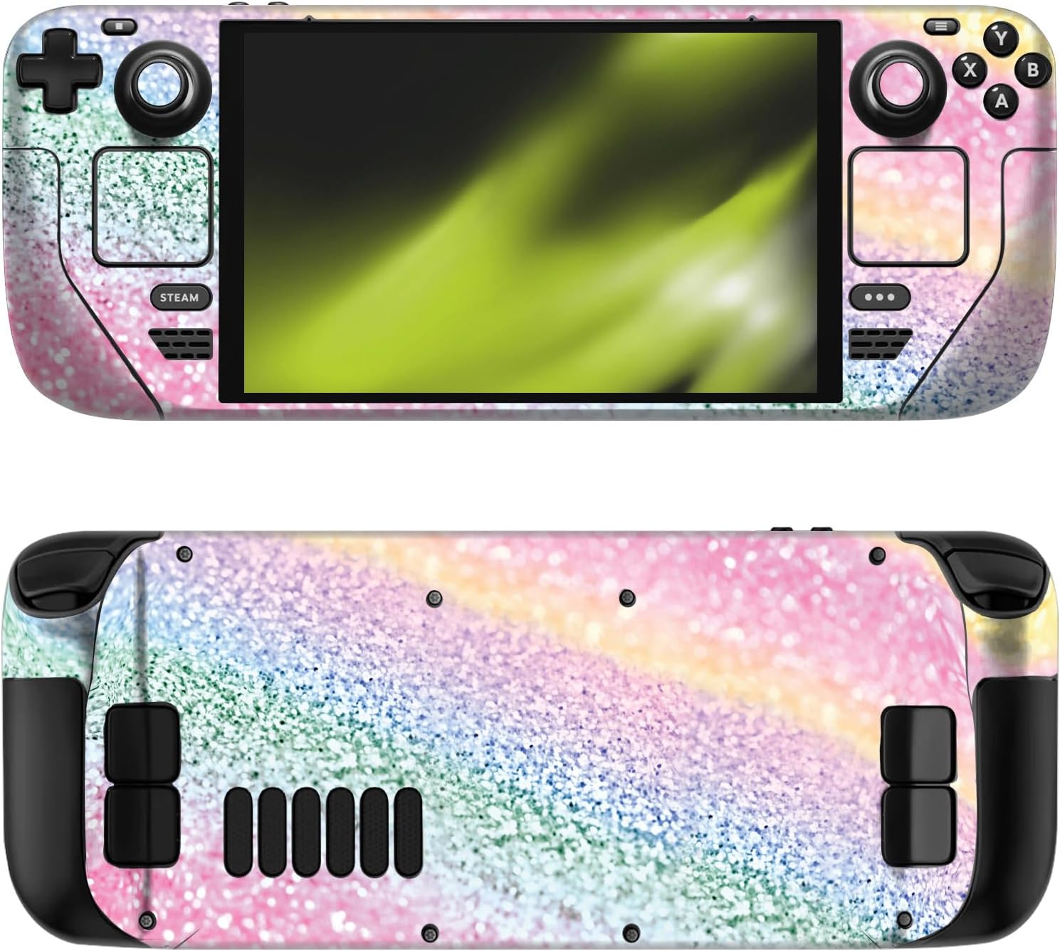 Head Case Designs Officially Licensed Monika Strigel Unicorn Rainbow Art Mix Vinyl Sticker Skin Decal Cover Compatible with Steam Deck OLED