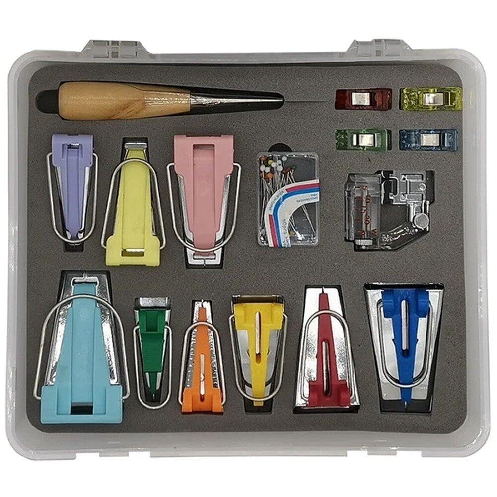 Outils de ruban à biais de tissu Hrippy pour couture et patchwork bricolage