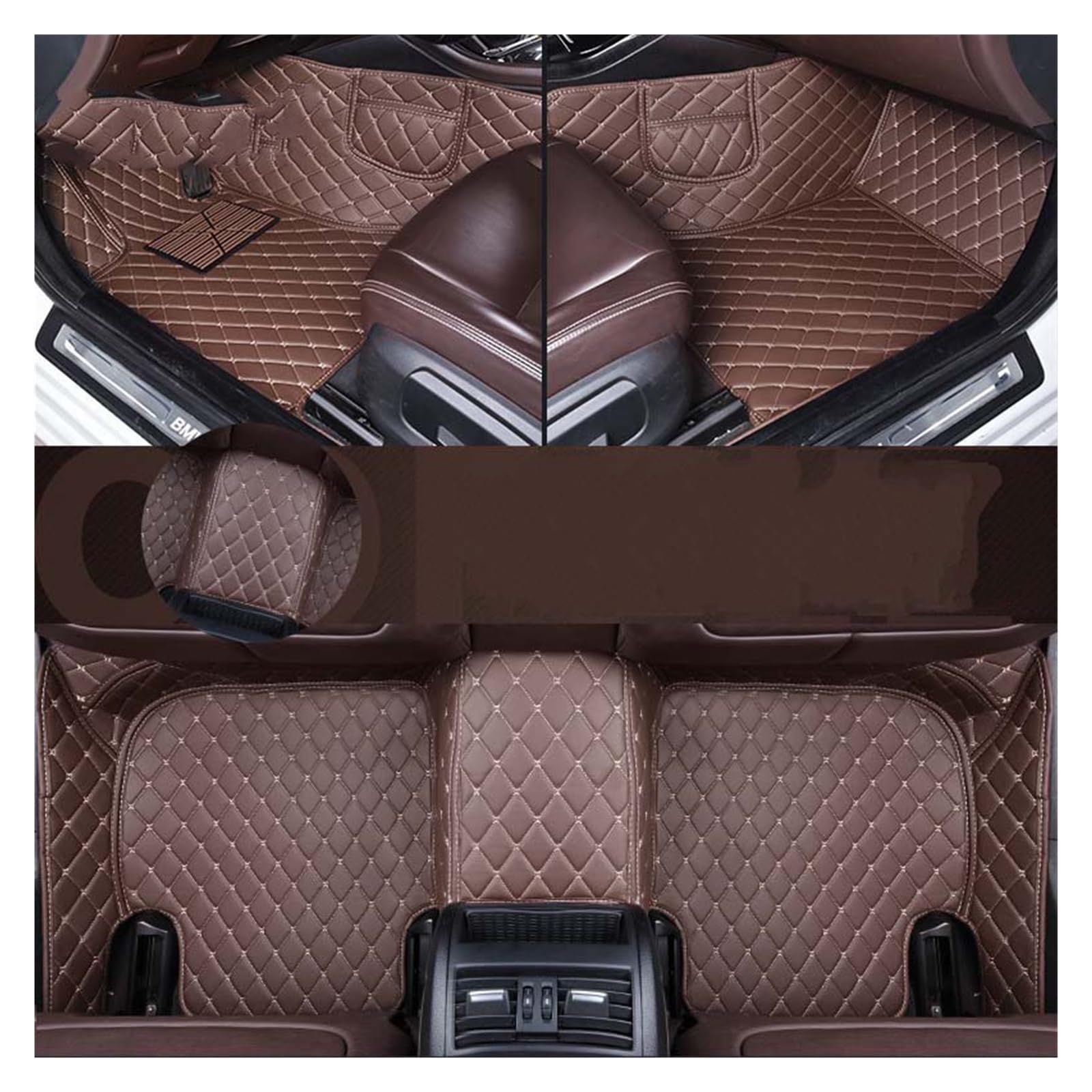 Tapis de sol voiture anti-saleté pour Dodge Caravan 2007-2013 tapis personnalisé