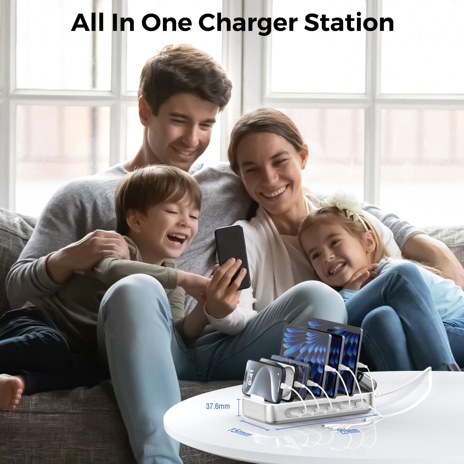 4smarts Ladestation silber 4S541281