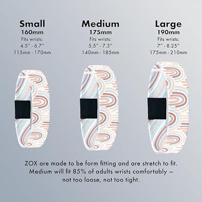ZOX Interactive Bible Verse Bracelets Promises | Compatible with iPhone & Android, Scan for Daily Scripture, Stretchy Elastic Wristband, Fun Gift for Men, Women & Teens (Medium)