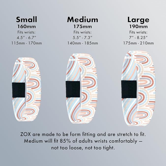 ZOX Interactive Bible Verse Bracelets Promises | Compatible with iPhone & Android, Scan for Daily Scripture, Stretchy Elastic Wristband, Fun Gift for Men, Women & Teens (Medium)